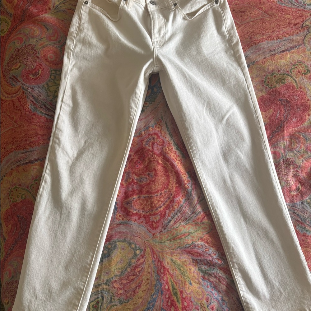 Lucky Brand White Skinny Jeans